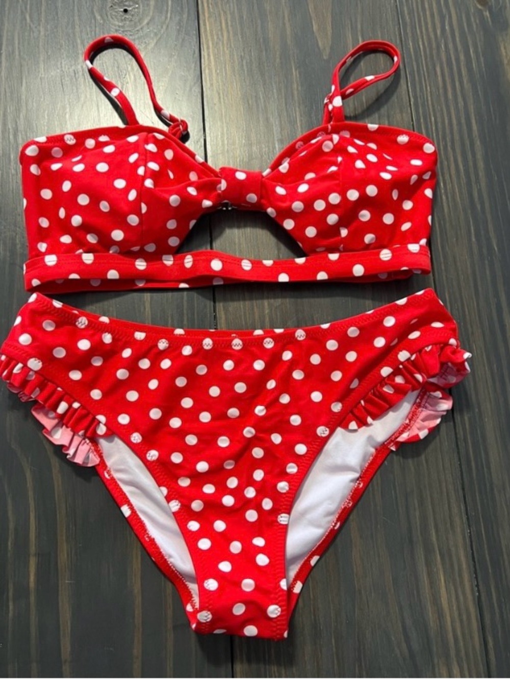 CupShe Red Polka Dot Bikini